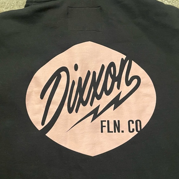 Women’s DIXXON Fleece Lining Zip Up Hoodie Black Pink Size Small - Picture 8 of 11